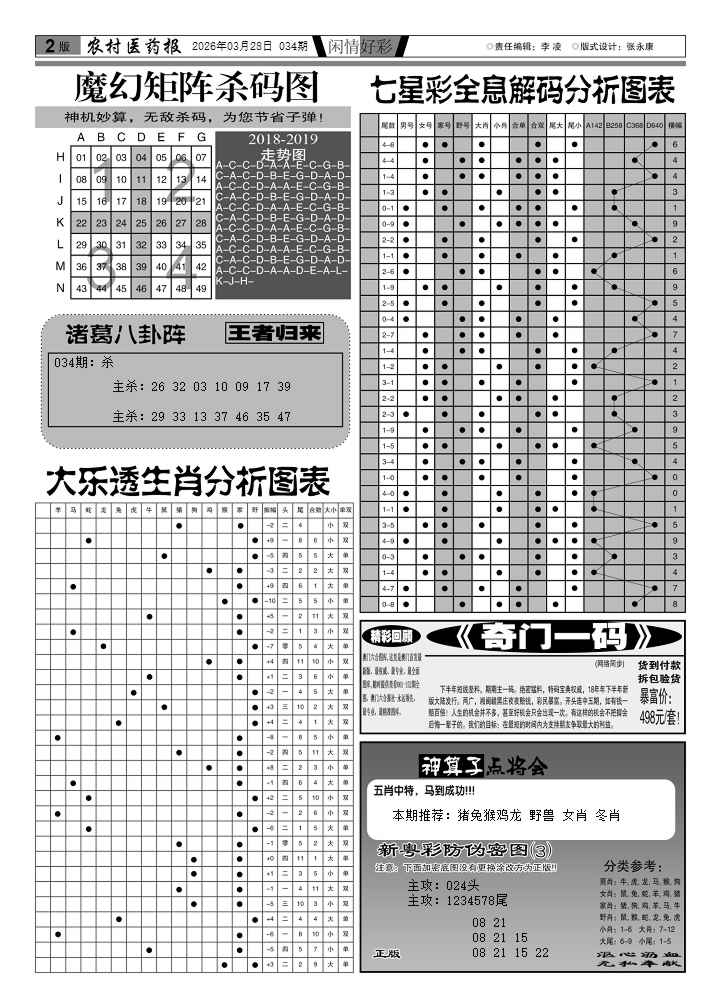 034期新粤彩(闲情好彩E)[图]
